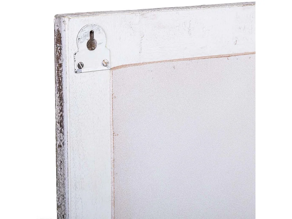 Specchio in legno invecchiato marrone 60x4x90