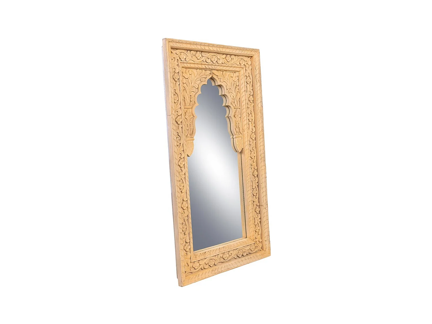 Gelber Holzspiegel 60x6x106