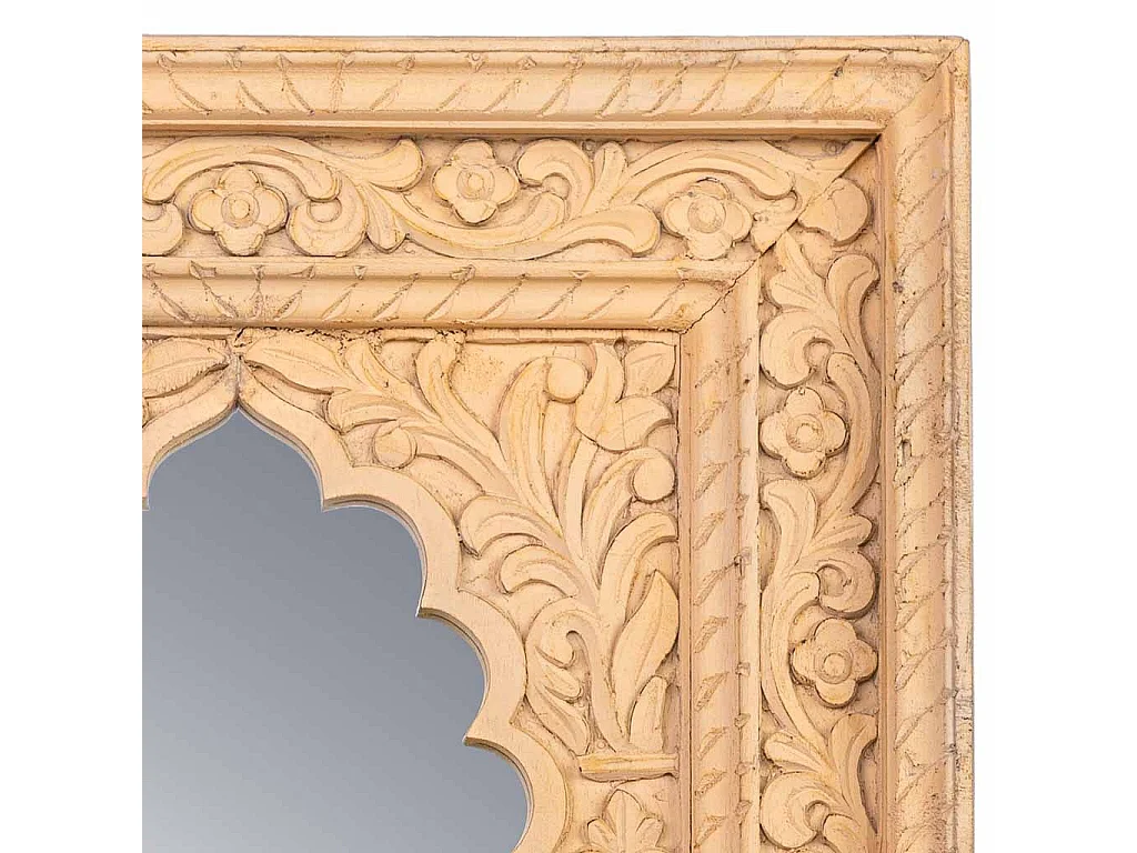 Gelber Holzspiegel 60x6x106