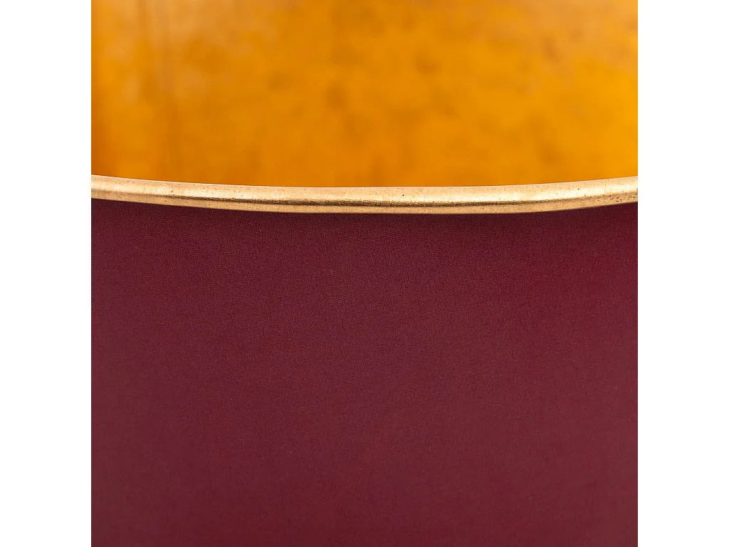 Panier en métal rouge D19,5x9,8 B15,2