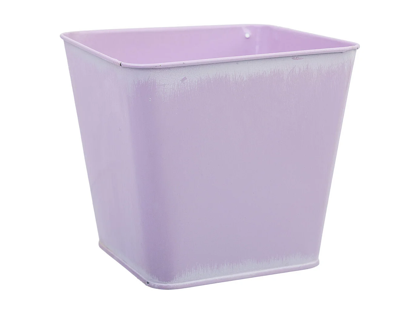 Rosa Metallkorb 14.5x13x10.5