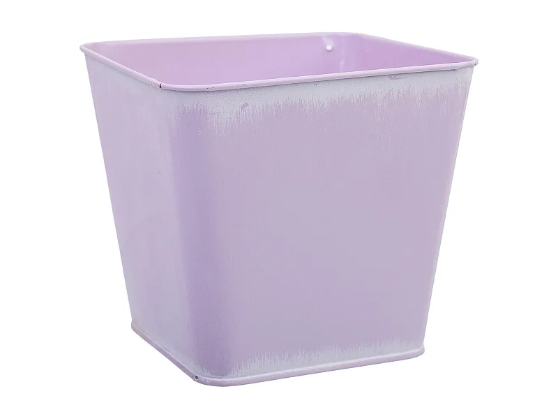 Rosa Metallkorb 14.5x13x10.5