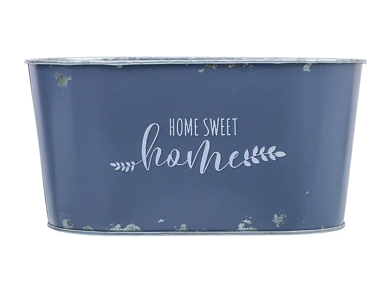 Cesto de metal azul 22,5x13,7x11,3  B20x11