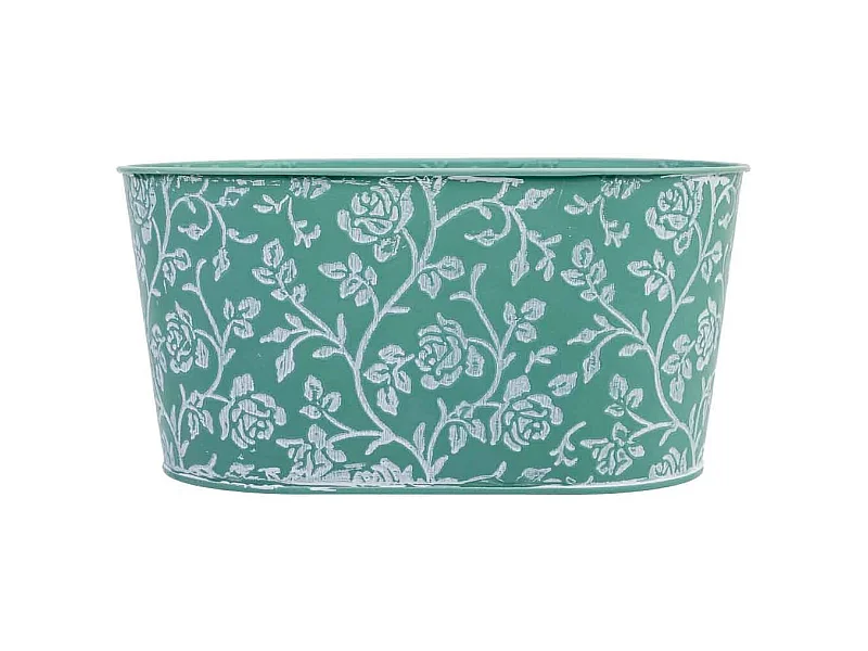 Blauer Metallkorb 22,5x13,5x11,5 B20x11