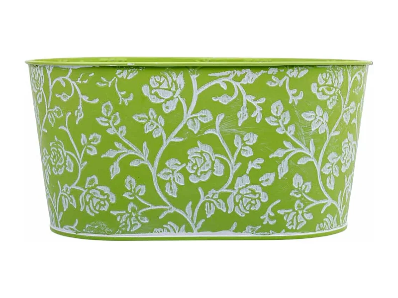 Grüner Metallkorb 22,5x13,5x11,5 B20x11