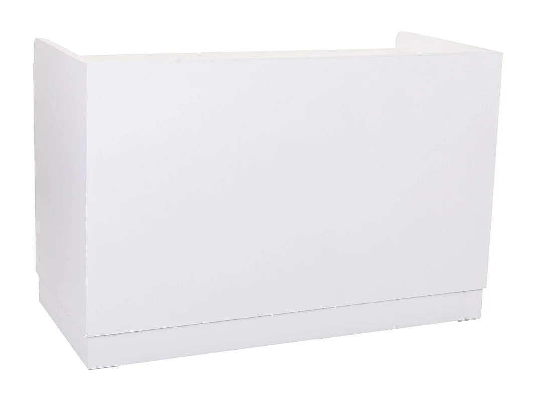 Banc porte-chaussures en bois blanc 80x38x53