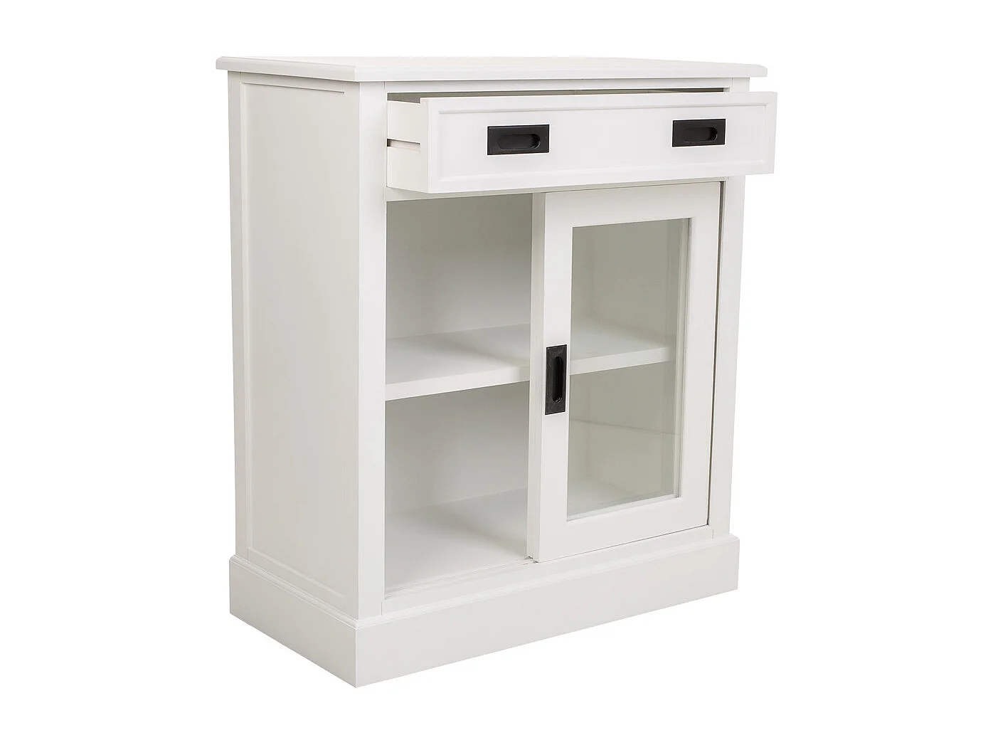 Mobile da ingresso in legno bianco 80x40x90,5h