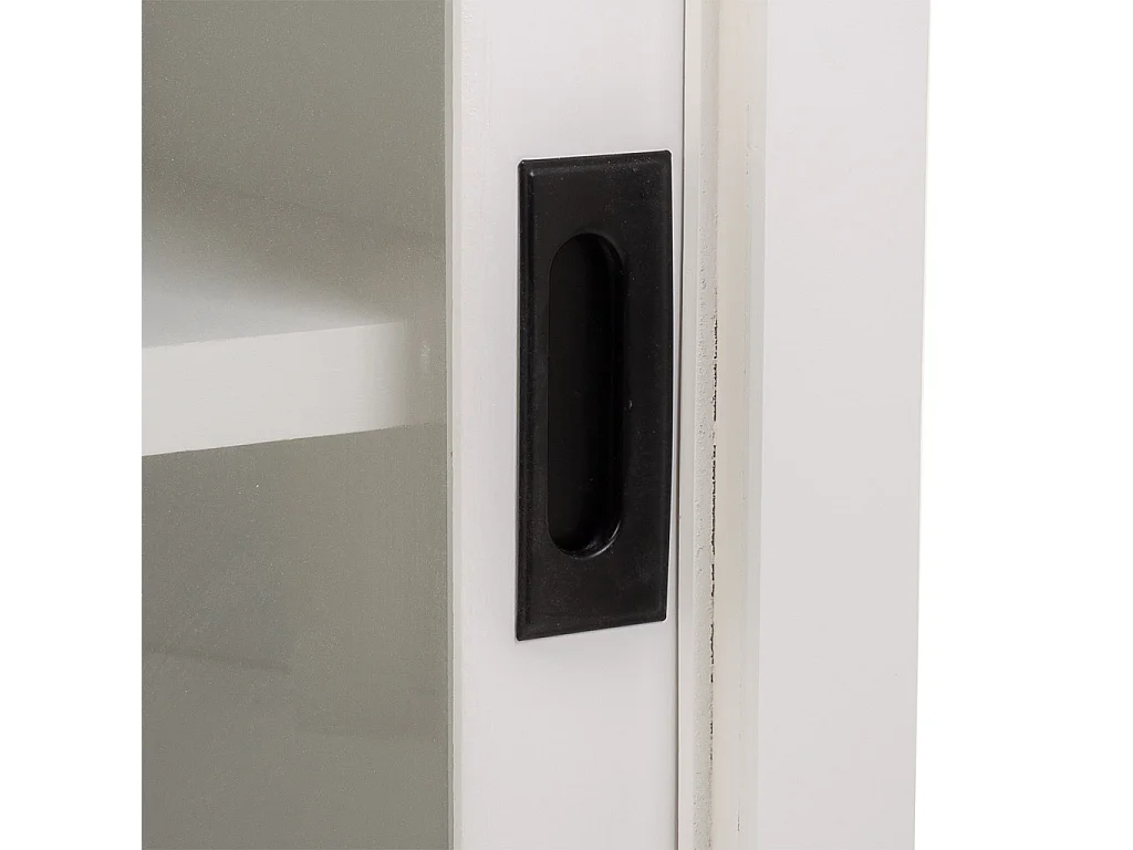 Mobile da ingresso in legno bianco 80x40x90,5h