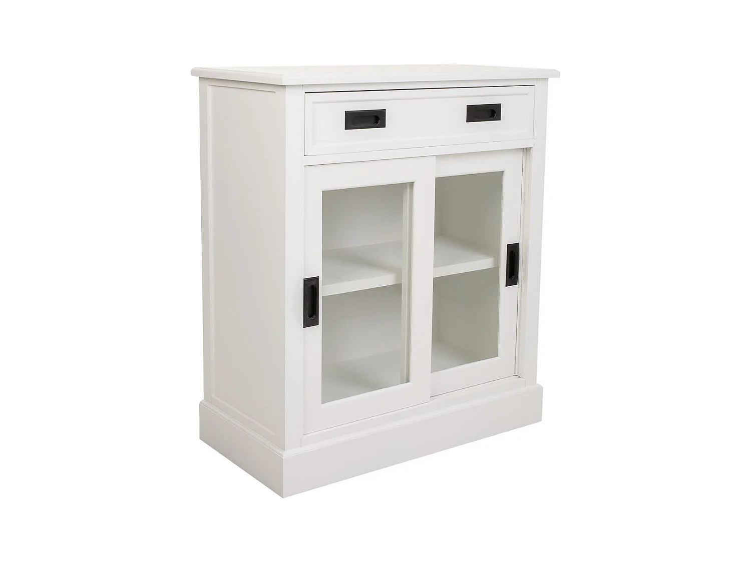 Weiße Holzhalle 80x40x90,5h cm