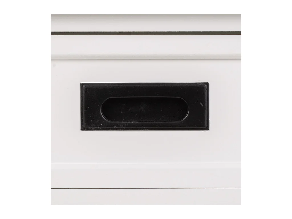 Weiße Holzhalle 80x40x90,5h cm