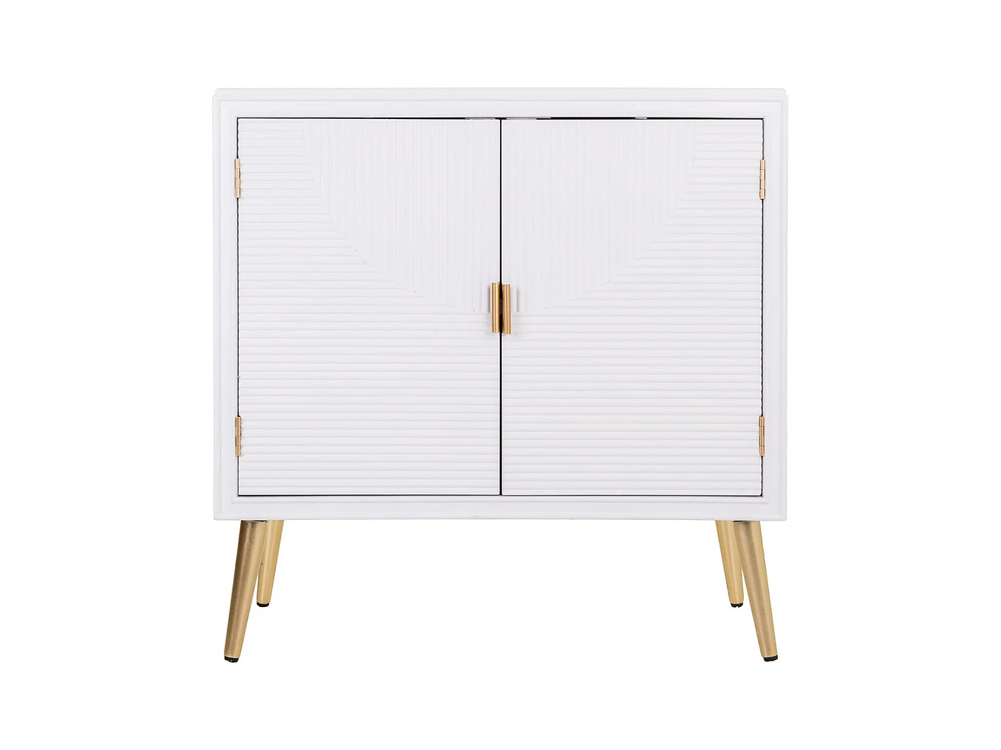Console en bois blanc 80x36,5x81,5h