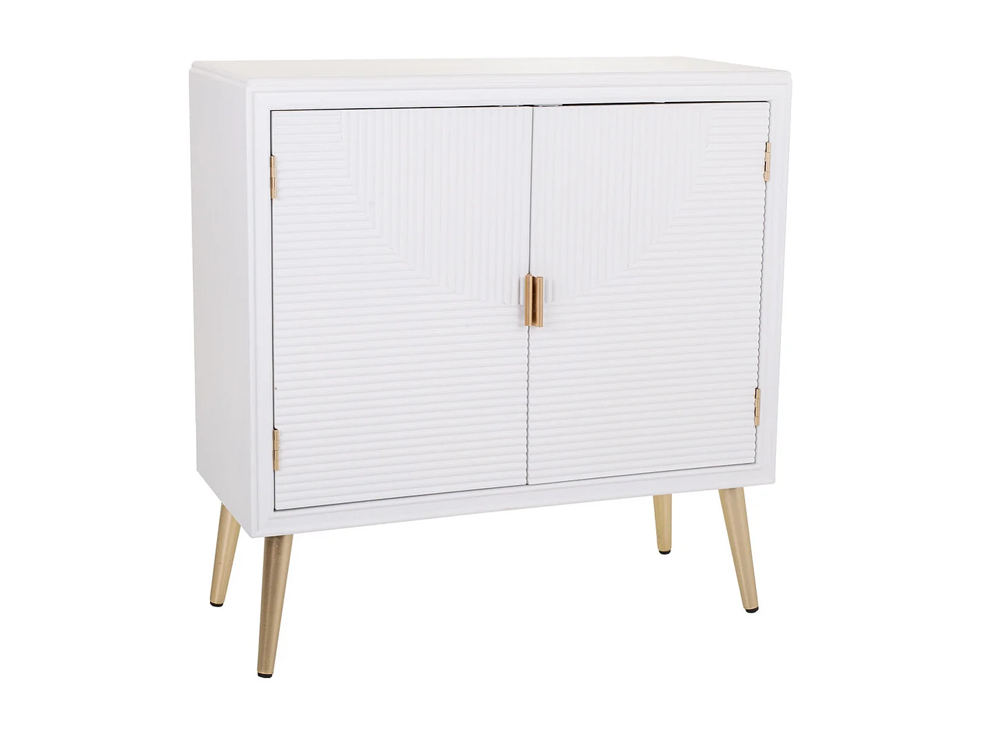 Console en bois blanc 80x36,5x81,5h