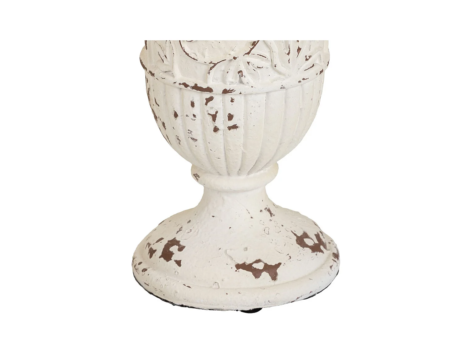 Jarrón de magnesio blanco 18x18x27