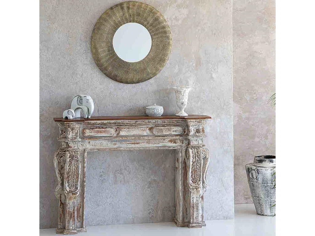 Vaso in magnesio bianco 18x18x27h