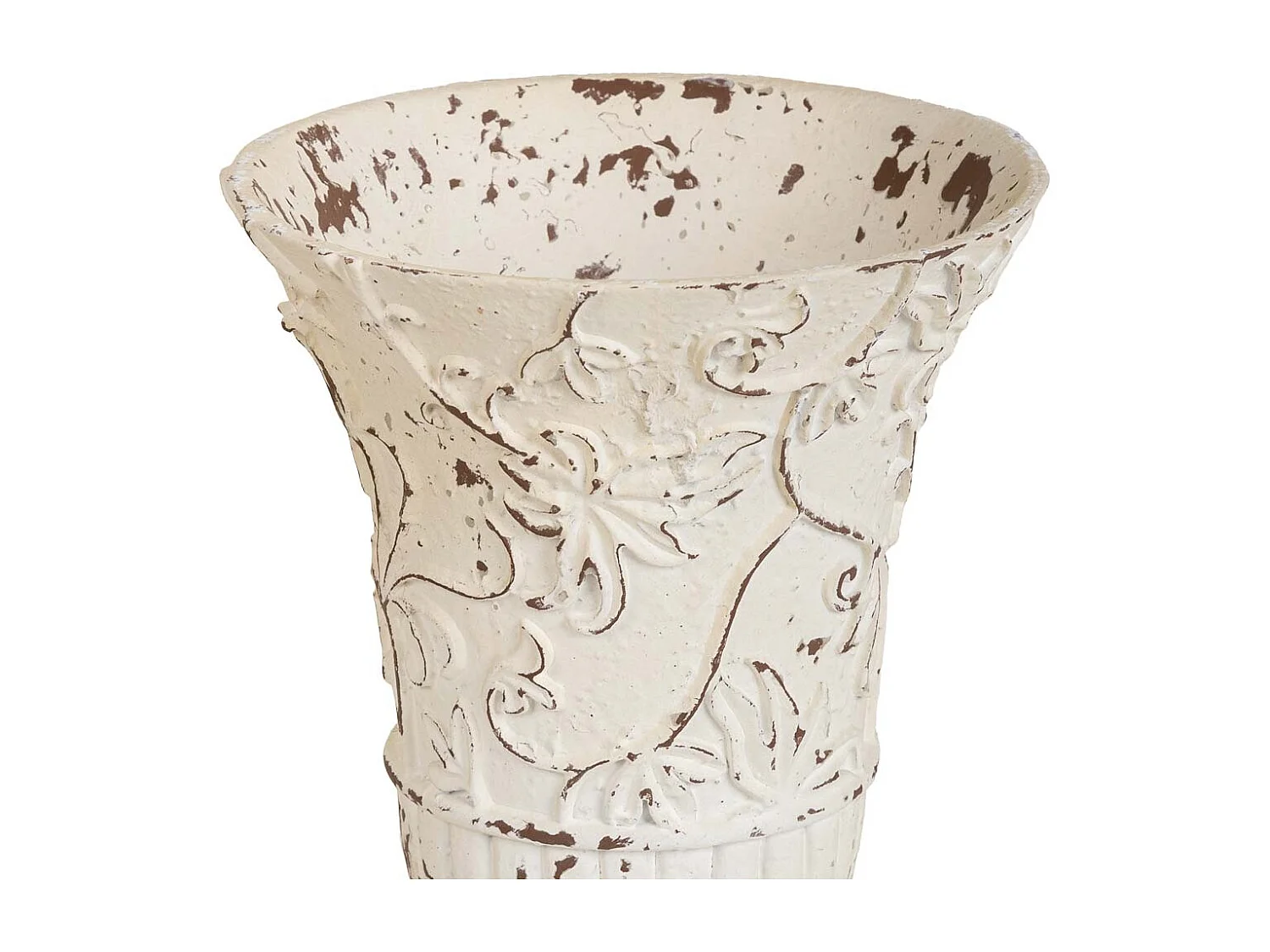 Vaso in magnesio bianco 18x18x27h