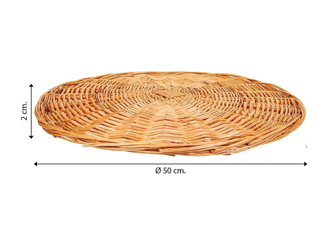 Salvamantel de mimbre d50x2