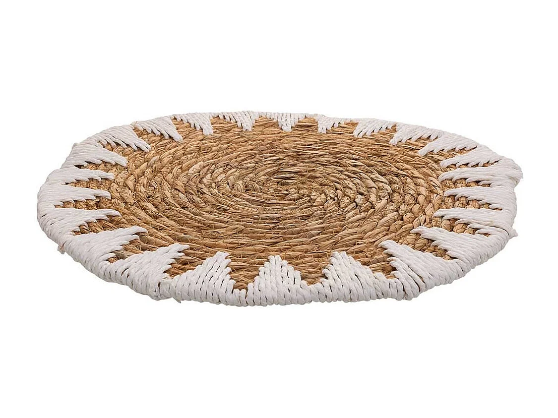 Tripé trançado branco d38x1