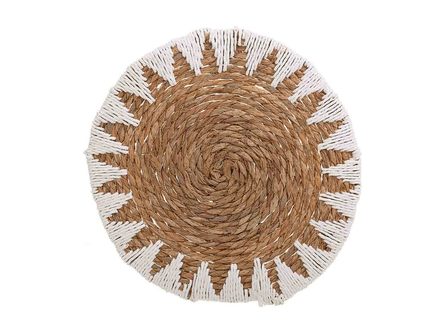 Tripé trançado branco d38x1