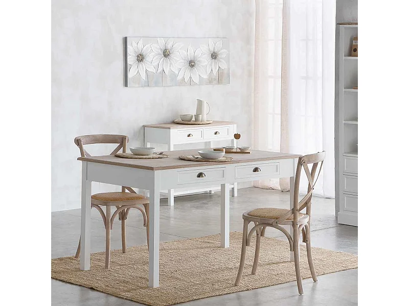 Tripé trançado branco d38x1