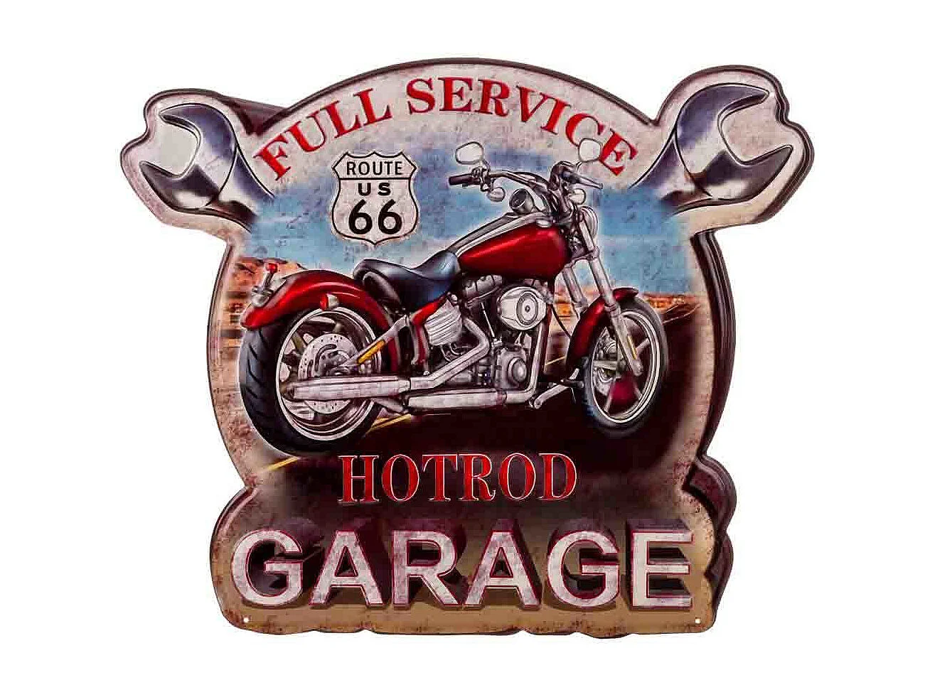 Wanddekorationsplatte aus Metall 50x60x1h cm