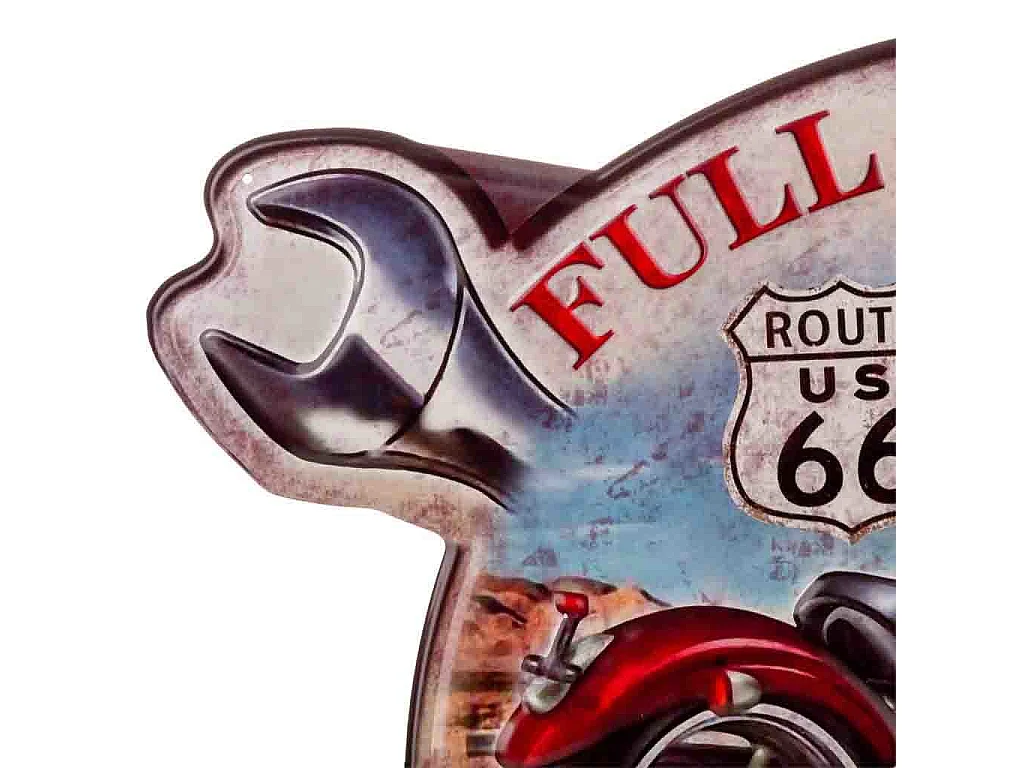 Wanddekorationsplatte aus Metall 50x60x1h cm