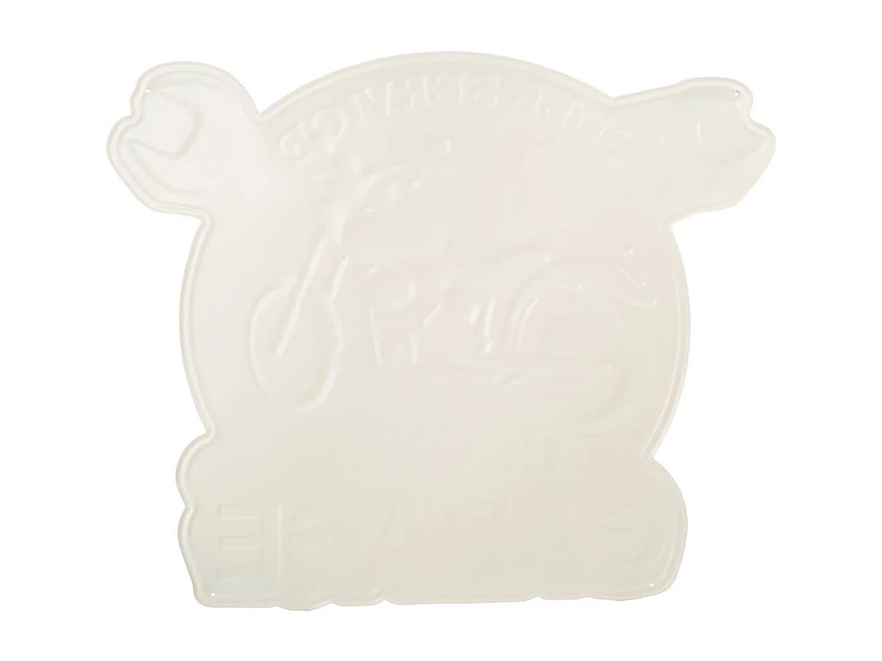 Plaque murale décorative en métal 50x60x1h