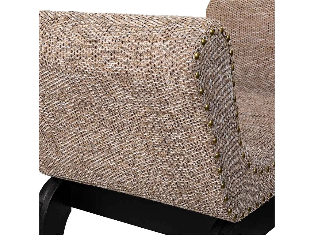 Sgabello in similpelle panna 90x40x65h