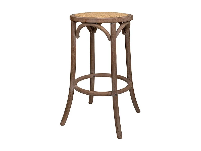 Kruk van hout en gaas met een unieke stijl en comfort