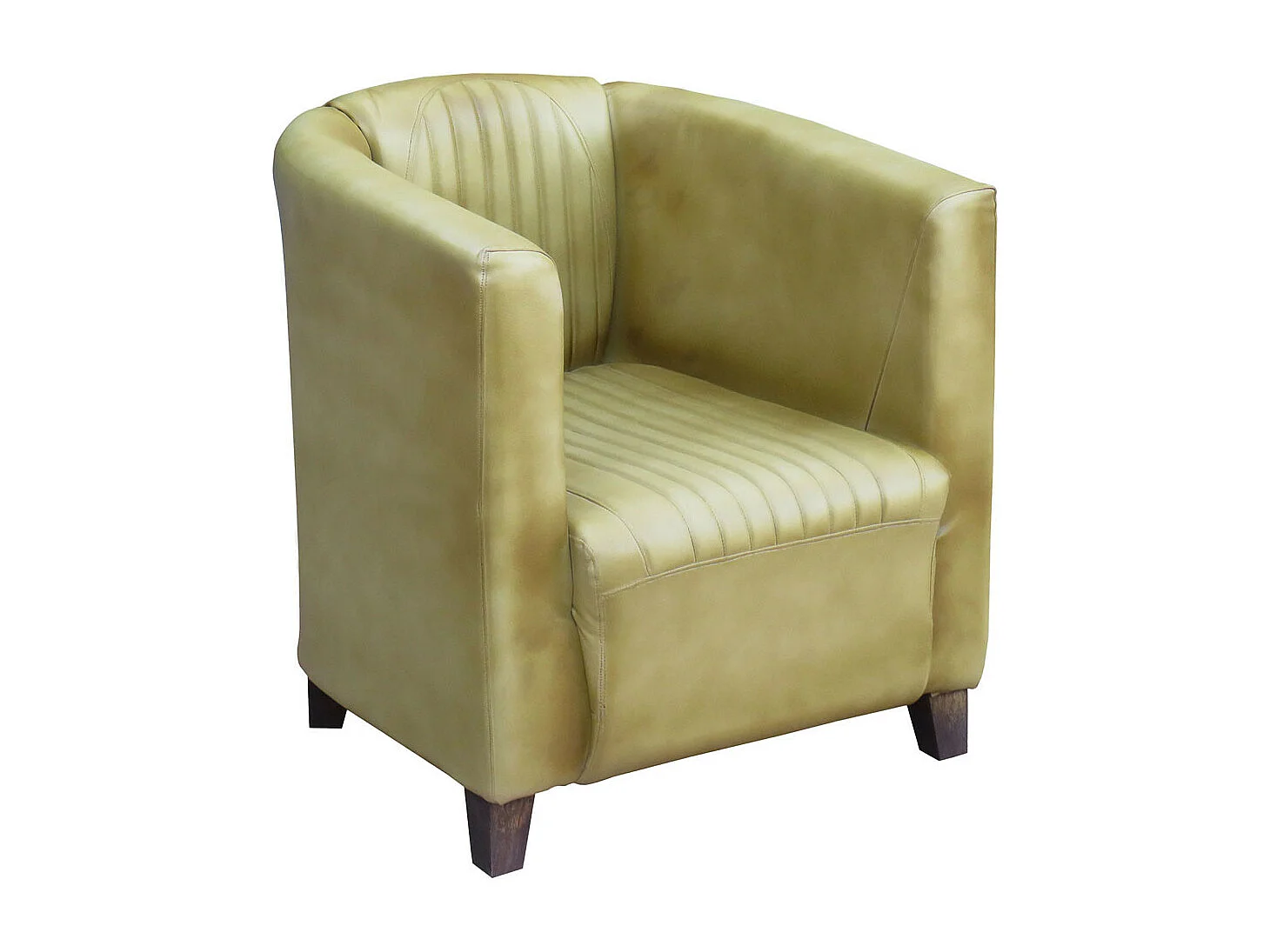 Poltrona in similpelle bianca 80x70x70h