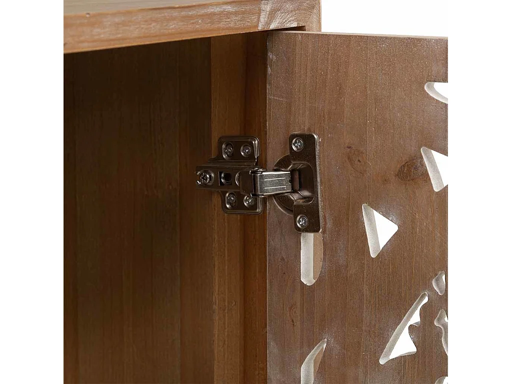 Buffet en bois blanc 120x38x80