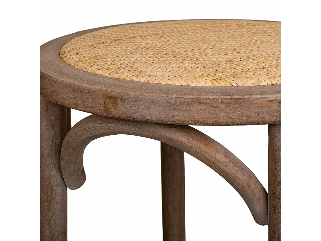 Stijlvolle en uniek comfortabele bruine houten entree