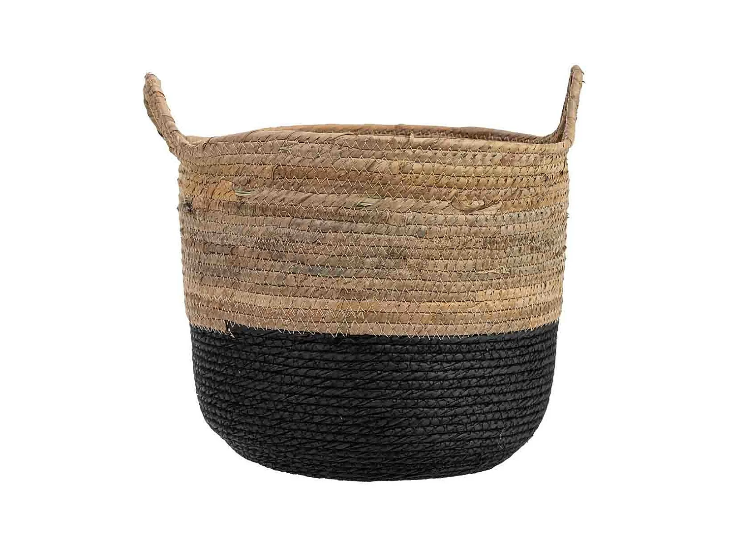 Cesto de fibra de hoja de banana y cuerda D31x26/31