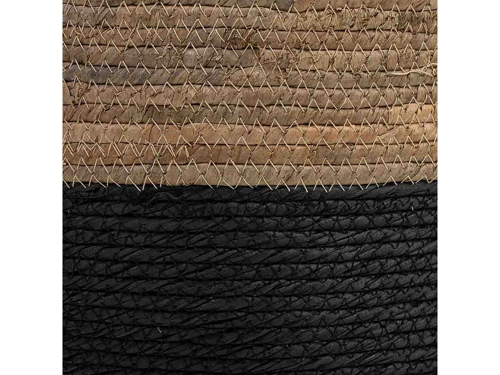 Cesto de corda e fibra de folha de bananeira D31x26/31