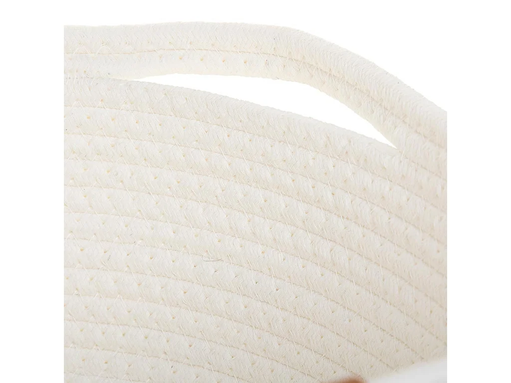 Cesto de algodão em branco D32,5x13