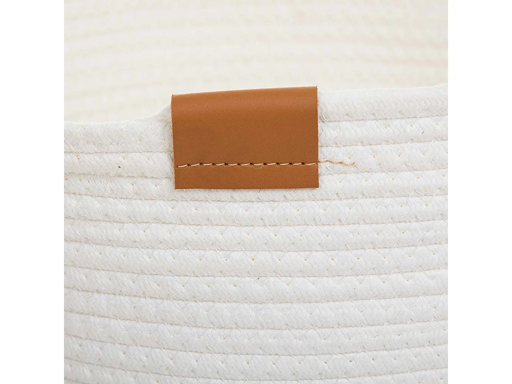 Cesto de algodão em branco D32,5x13