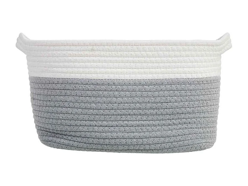 Panier en coton tressé 33x24x20