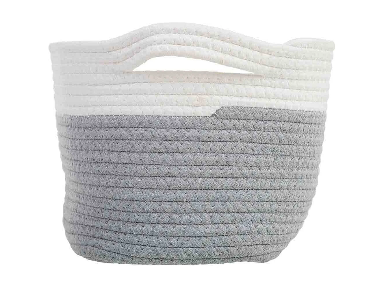 Panier en coton tressé 33x24x20