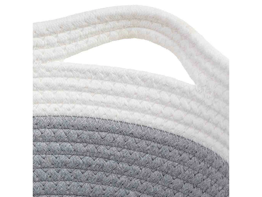 Panier en coton tressé 33x24x20