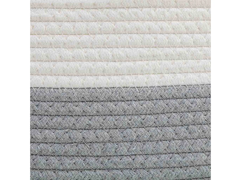 Panier en coton tressé 33x24x20