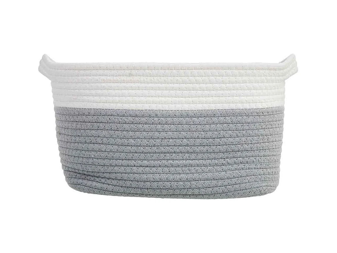Panier en coton tressé 33x24x20
