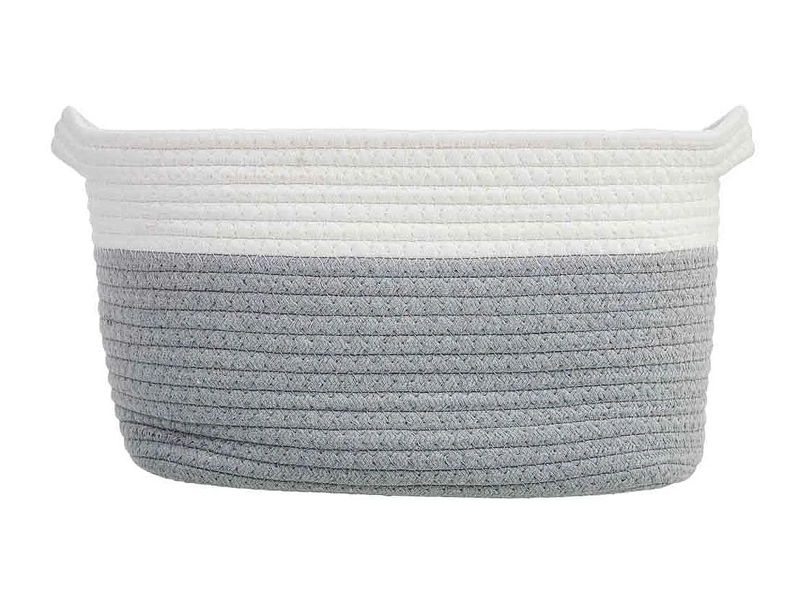 Panier en coton tressé 33x24x20