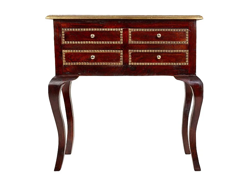 Braune Holzhalle 71x33x73,5h cm