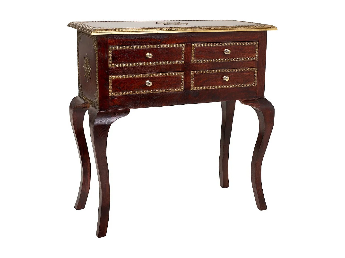 Braune Holzhalle 71x33x73,5h cm