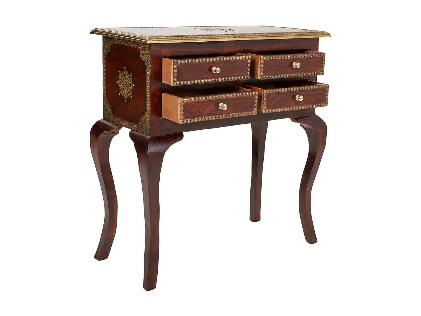 Braune Holzhalle 71x33x73,5h cm