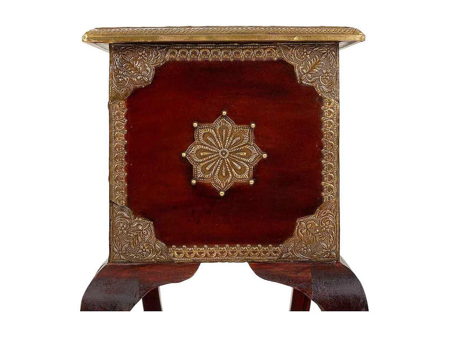 Braune Holzhalle 71x33x73,5h cm