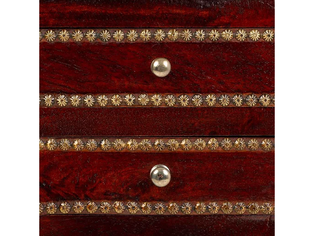 Braune Holzhalle 71x33x73,5h cm