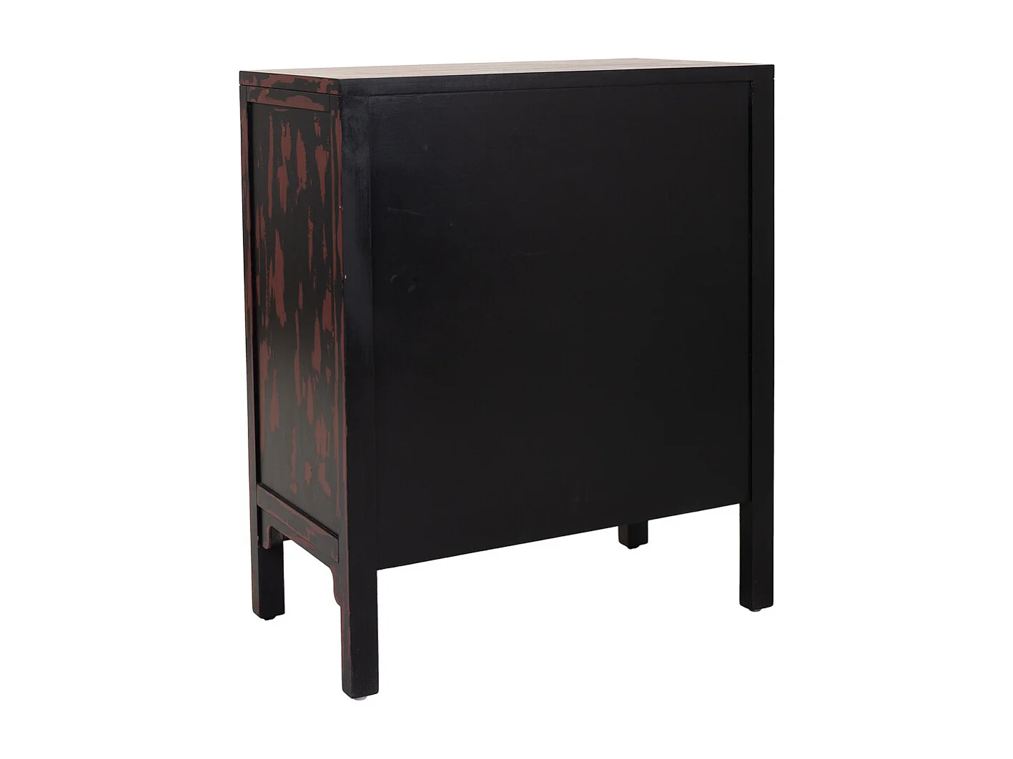 Salão de madeira vermelho 66x36x78