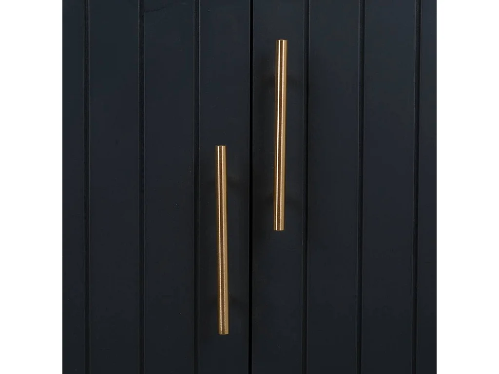 Recibidor de madera y metal 75x37x84,5