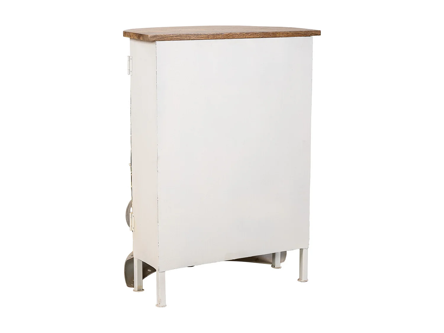 Furgone giallo in legno e metallo 50x32x75h