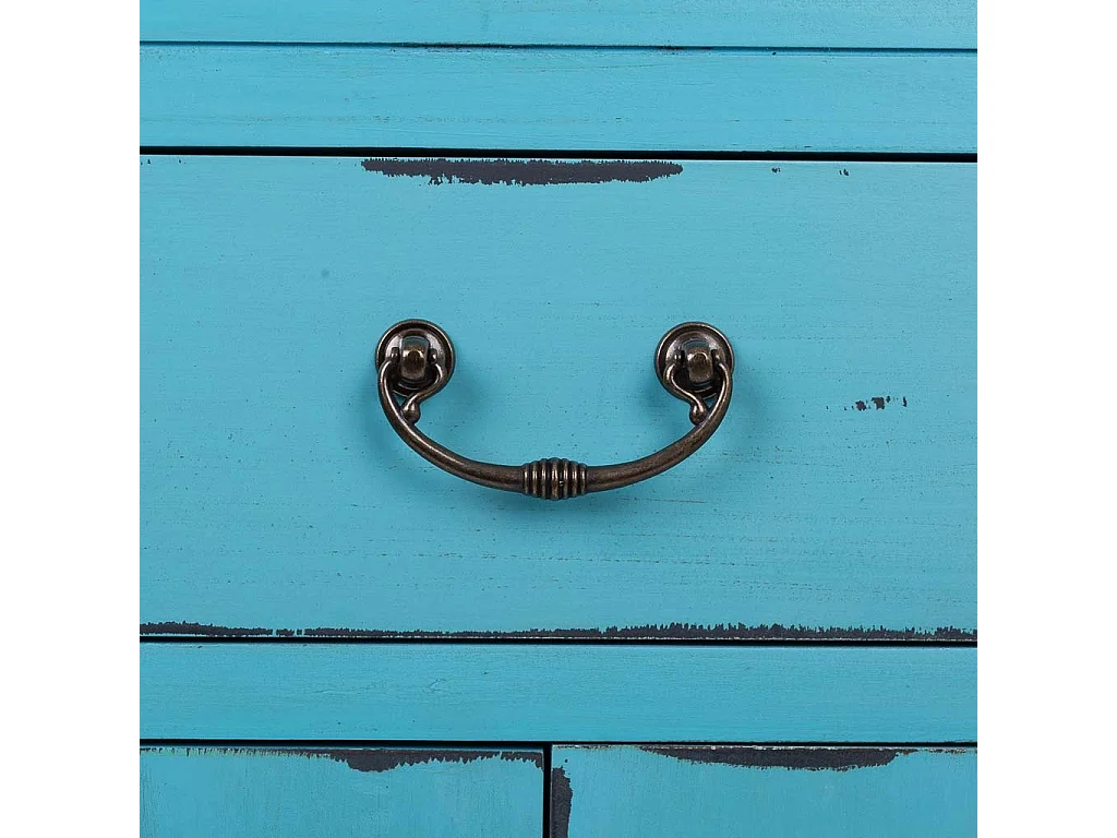 Meuble d'entrée en bois avec 1 tiroir et 2 portes 48x32x75